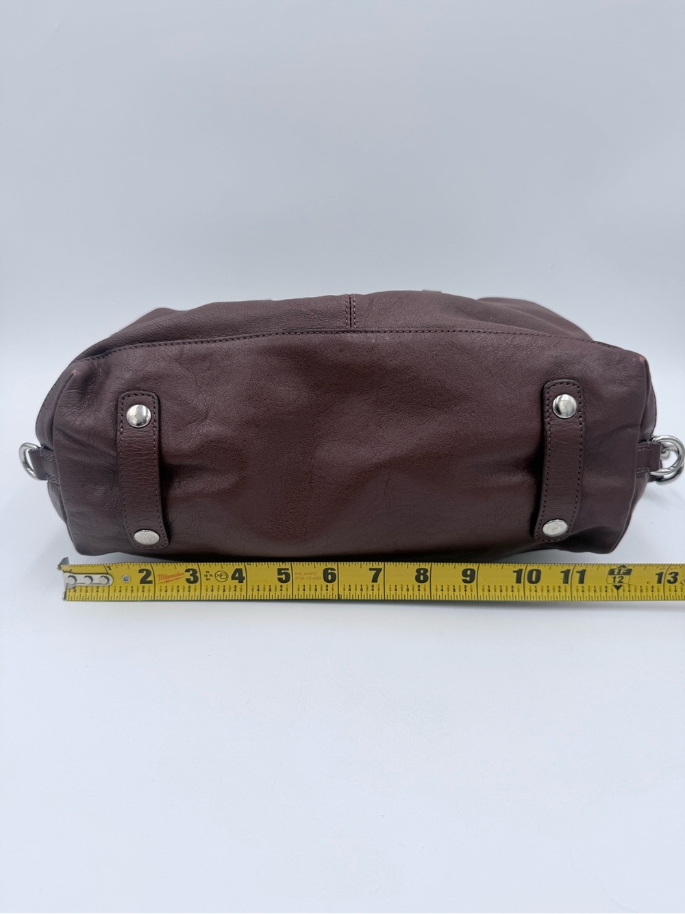 Y2K Coach Ashley F15445 Brown Leather Handbag Satchel Hobo W/ Dust Bag Excellent - Picture 6 of 11